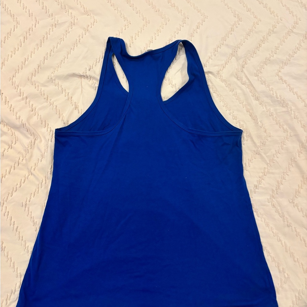 Blue Racerback Tank Top - Picture 2 of 2